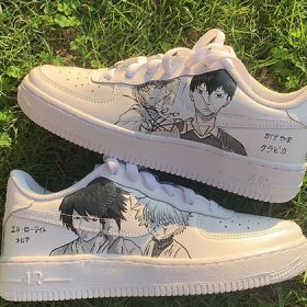 Mix of Anime Themed Custom Shoes - Unique Sneakers Inspired by Your Favorite Anime